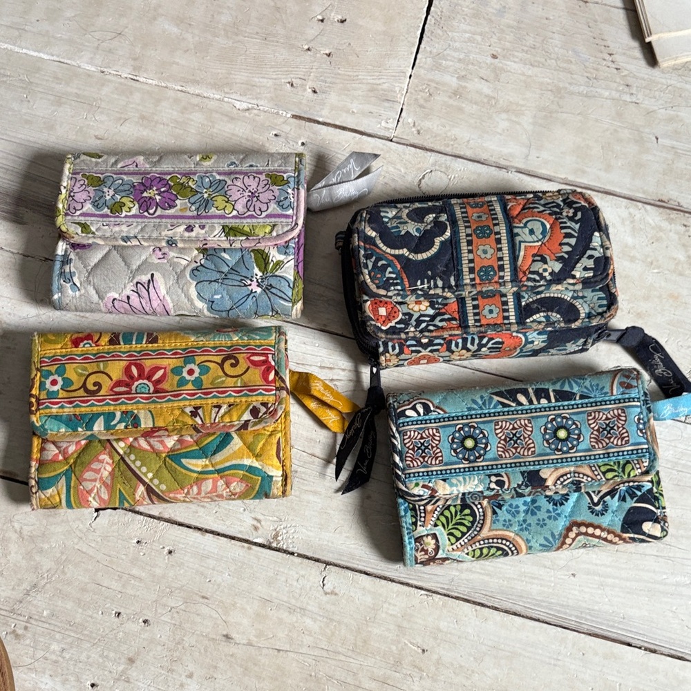 Vera Bradley Floral and Paisley Wallet Collection